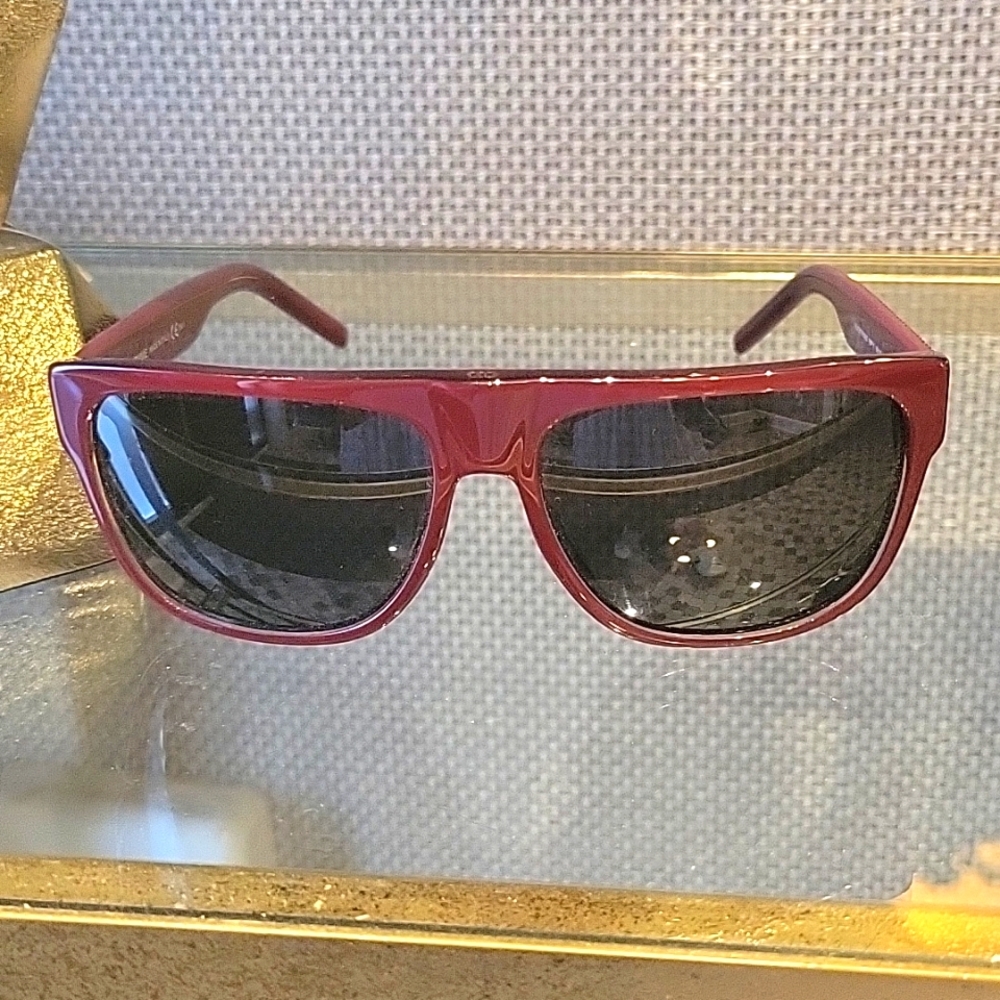 Dior Burgundy Sunglasses - Picture 2 of 7